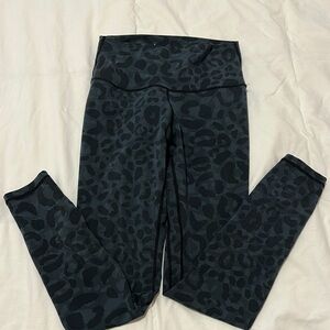 Black Leopard Print Leggings